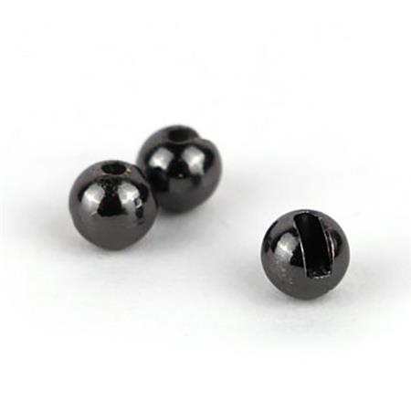 Bead - Black Textreme Tungsten Slotted Beads - Black