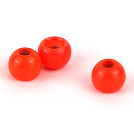 BEAD - FLUO ORANGE TEXTREME BRASS BEADS - FLUO ORANGE