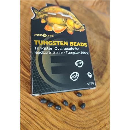 Bead Pro Elite Baits Tungsten Oval Beads For Leadcore Tungsten