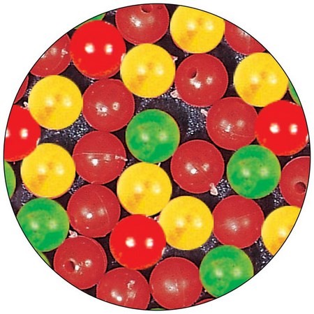 Beads Flashmer Assorted Fluorescent - Pack Of 1000