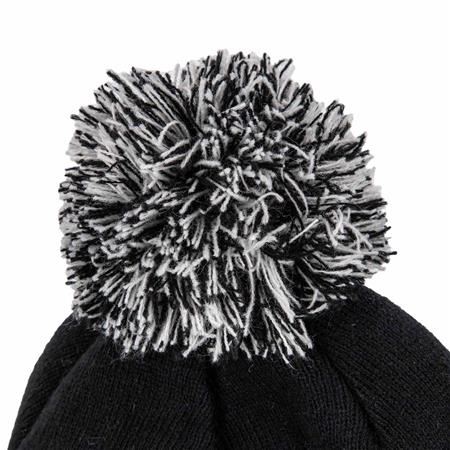 BEANIE BAITNOW WINTER BEANIE WITH POM-POM - BLACK