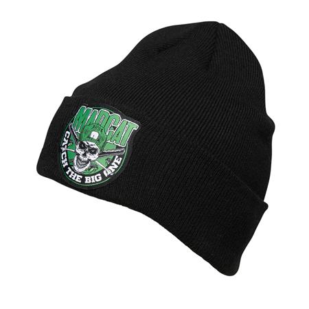 BEANIE - BLACK MADCAT SKULL BEANIE - BLACK