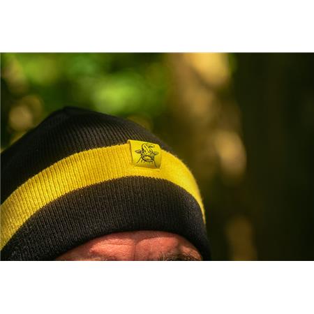 BEANIE - BLACK/YELLOW BLACK CAT BEANIE HAT - NOIR/JAUNE