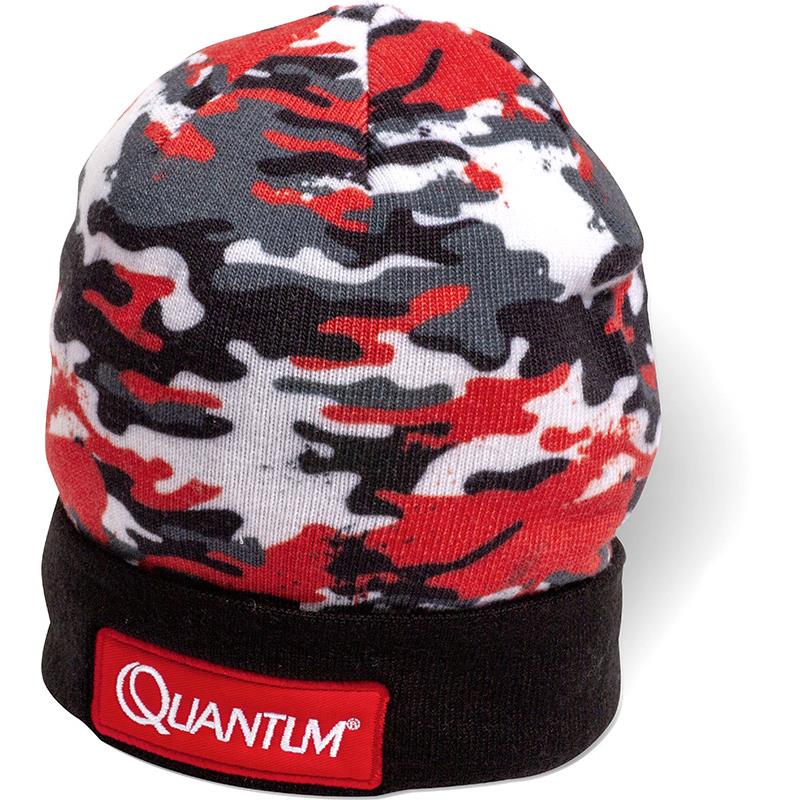 Beanie man quantum red camo