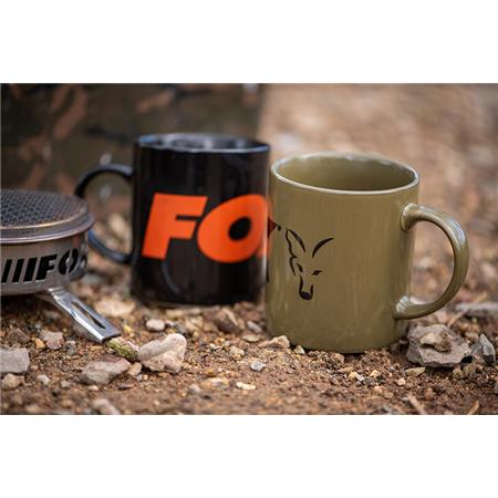 BECHER FOX COLLECTION MUG BLACK/ORANGE