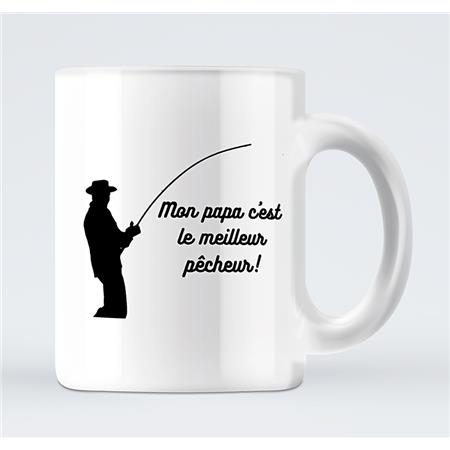 Becher Mon Papa C'est Le Meilleur Pecheur !