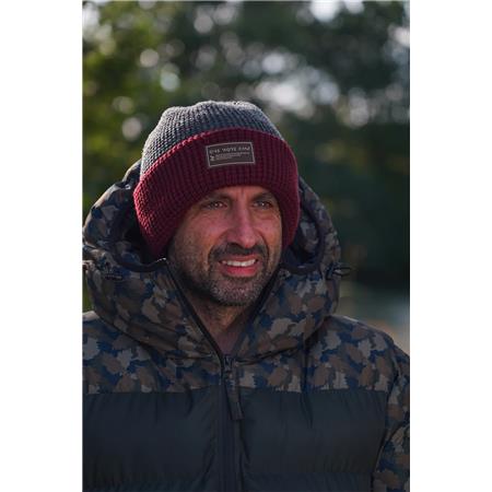 BERRETTO - GRIGIO/ROSSO ONE MORE CAST BERRY TOASTIE BEANIE 100% WATERPROOF - GRIS/ROUGE