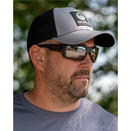 BERRETTO GURU PATCH TRUCKER CAP - GRIGIO