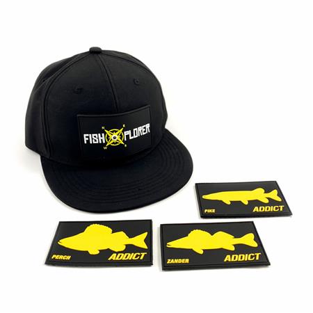 BERRETTO UOMO + 3 SCRATCHS FISHXPLORER SNAPBACK