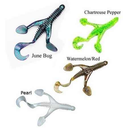 Bete Lake Fork Baby Creature 7,5Cm - Paket Med 9