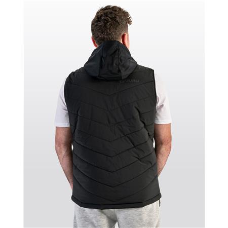 BEZRĘKAWNIK MĘSKI GURU HYBRID GILET - CZARNY