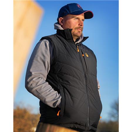 BEZRĘKAWNIK MĘSKI GURU HYBRID GILET - CZARNY