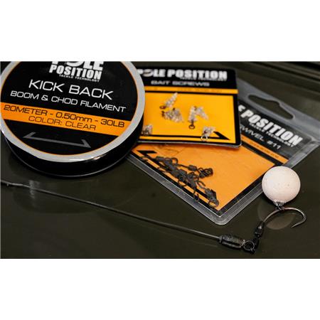 BIEN SÛR, DONNE-MOI LE NOM DU PRODUIT À TRADUIRE. POLE POSITION KICK BACK BOOM & CHOD FILAMENT - 20M