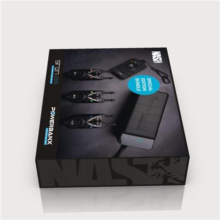 BITE ALARM SET NASH SIREN R4 POWERBANX 80K BUNDLE