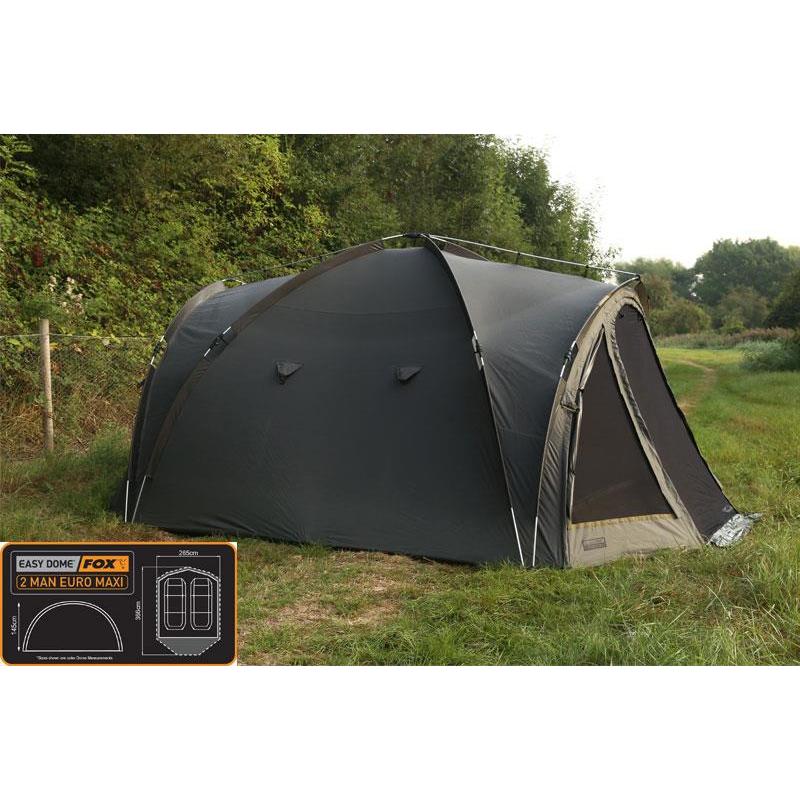 Bivvy fox easy dome 2 man euro maxi 2 places