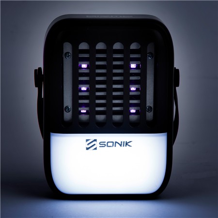 BIVVY‑LAMPE UND INSEKTENSCHUTZ SONIK GIZMO BUG ZAPPER AND BIVVY LIGHT