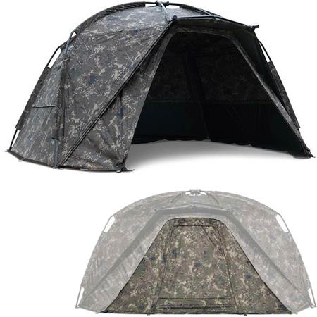 Bivvy-Set + Vorderwand Nash Titan Hide Camo Pro Infill Bundle