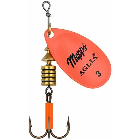 Blacha Obrotowa Mepps Aglia Fluorescencyjny Czerwony