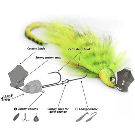 BLADED JIG BIM TACKLE CHACHA BAIT - 45G