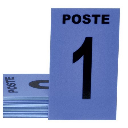 Blauwe Post Nummerings Kaarten Januel - Partij Van 24