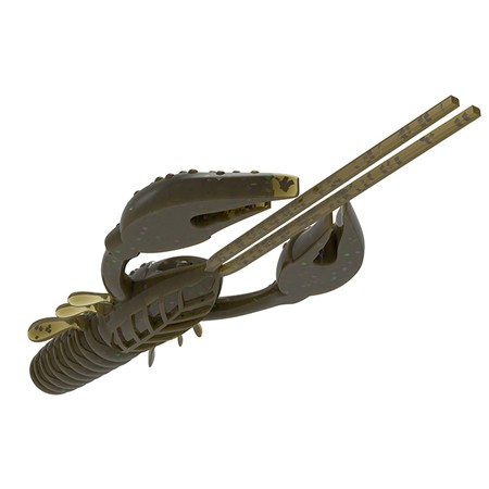 BLØDT AGN HART SPY CRAW 4” - 10.2CM - PAKKE MED 8