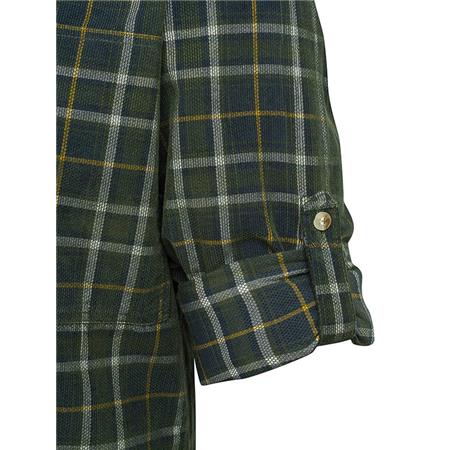 BLOES LANGE MOUWEN - GROEN BERETTA DOBBY CORDUROY SHIRT - VERT