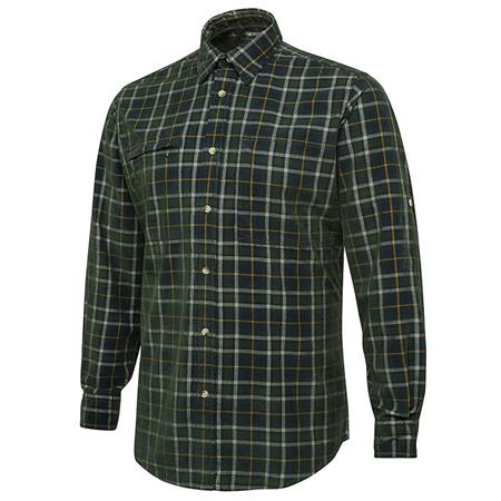 Bloes Lange Mouwen - Groen Beretta Dobby Corduroy Shirt - Vert