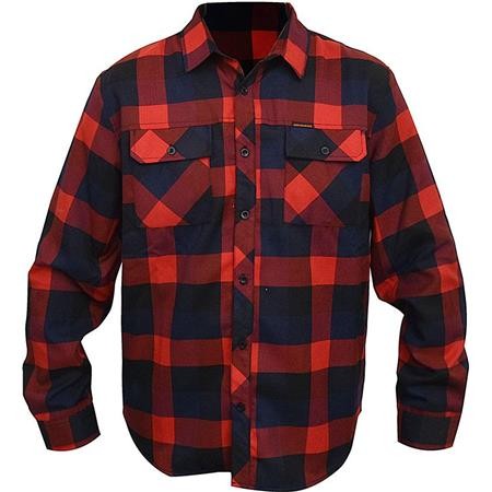 Bloes Met Lange Mouwen Heren Grundéns Kodiak Insulated Shirt - Zwart Et Rood