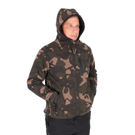 BLUZA MĘSKA FOX FULL ZIP PREM SHERPA 310 HOODIE - KAMUFLAŻ