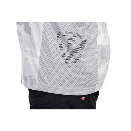 BLUZA MĘSKA FOX RAGE UV HOODED LIGHT CAMO TOP - SZARY