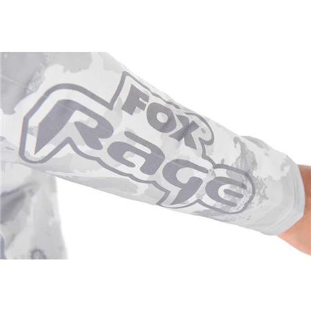 BLUZA MĘSKA FOX RAGE UV HOODED LIGHT CAMO TOP - SZARY