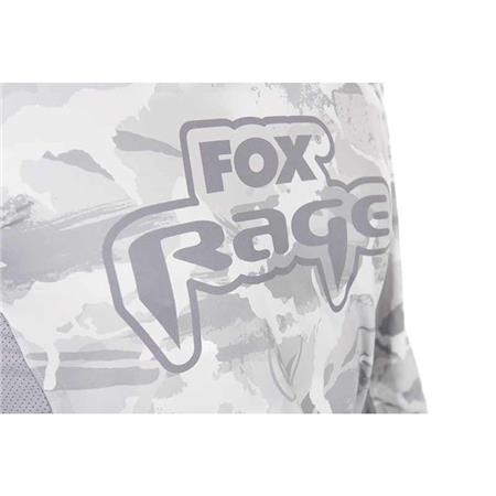 BLUZA MĘSKA FOX RAGE UV HOODED LIGHT CAMO TOP - SZARY