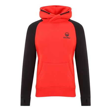 Bluza Męska Guru Hoodie - Czerwony/Czarny