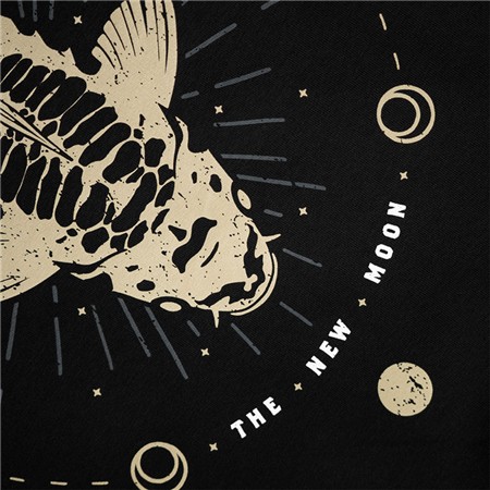 BLUZA MĘSKA KUMU X POLE POSITION HOODIE NEW MOON - CZARNY