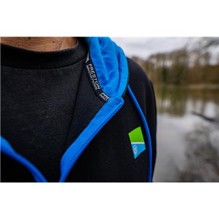 BLUZA MĘSKA PRESTON INNOVATIONS PRO ZIP HOODIE - CZARNY