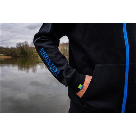 BLUZA MĘSKA PRESTON INNOVATIONS PRO ZIP HOODIE - CZARNY