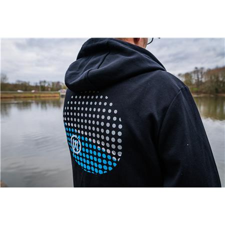 BLUZA MĘSKA PRESTON INNOVATIONS PRO ZIP HOODIE - CZARNY