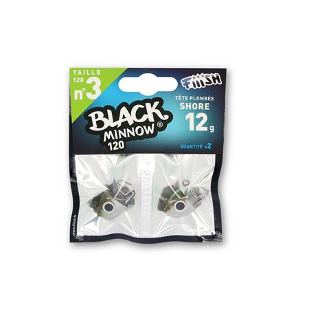 BLYHOVED FIIISH BLACK MINNOW SHORE