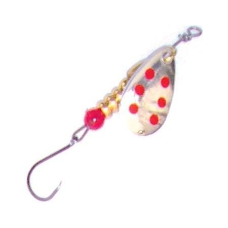 Błystka Obrotowa Bretton No Kill Srebrna Z Czerwonymi Kropkami