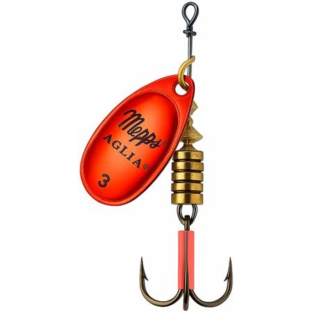 Błystka Obrotowa Mepps Aglia Platinium Srebrno-Czerwony