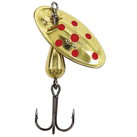 Błystka Obrotowa Suissex Cicada Złote Czerwone Kropki