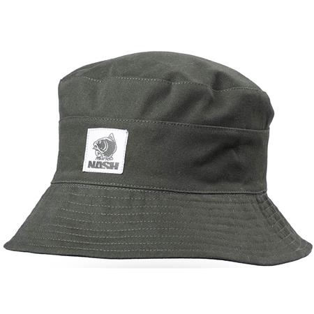 BOB HOMEM NASH MAKE IT HAPPEN BADGE REVERSIBLE BUCKET HAT - NOIR/VERT