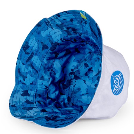 BOB REVERSIBLE - AZUL/BLANCO PRESTON INNOVATIONS BUCKET HAT RÉVERSIBLE - BLEU/BLANC