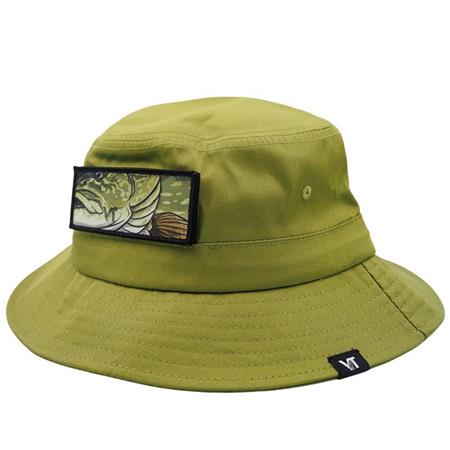 BOB VOOR HEREN MET KLITTENBAND VT FISHING UPF50+ / HYDROFUGE - GROEN