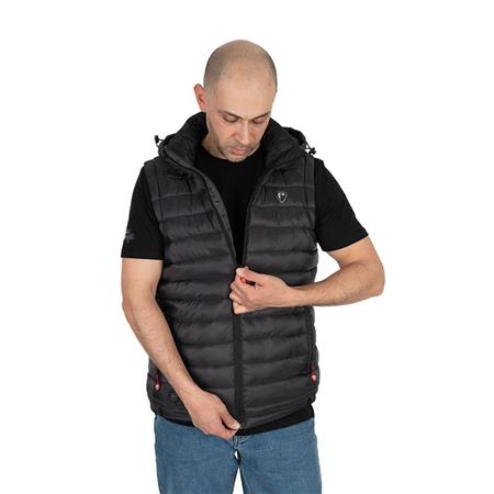 BODYWARMER VOOR HEREN FOX RAGE HEATED GILET - ZWART