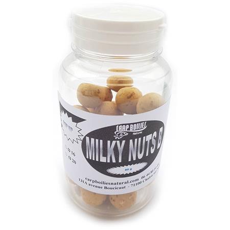 Boiles Galleggiante Carp Boilies Natural Milky Nuts B