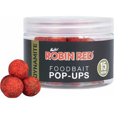 Boiles Galleggiante Dynamite Baits Foodbait Pop-Ups Robin Red
