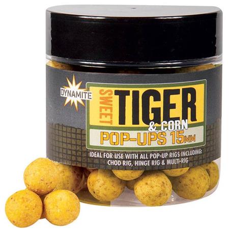 Boiles Galleggiante Dynamite Baits Sweet Tiger & Corn Pop-Ups