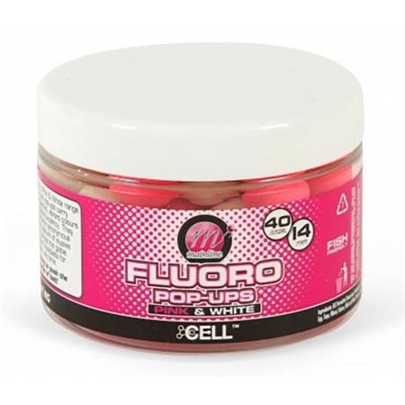 Boiles Galleggiante Mainline Bright Pink & White Pop-Ups Cell