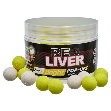 Boiles Galleggiante Starbaits Performance Concept Red Liver Bright Pop Up